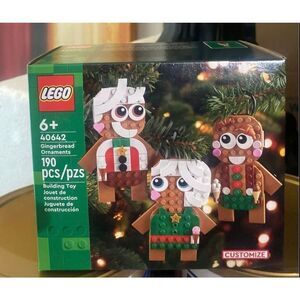 Lego Christmas Gingerbread Ornaments #40642 190pcs Pieces Holiday Box